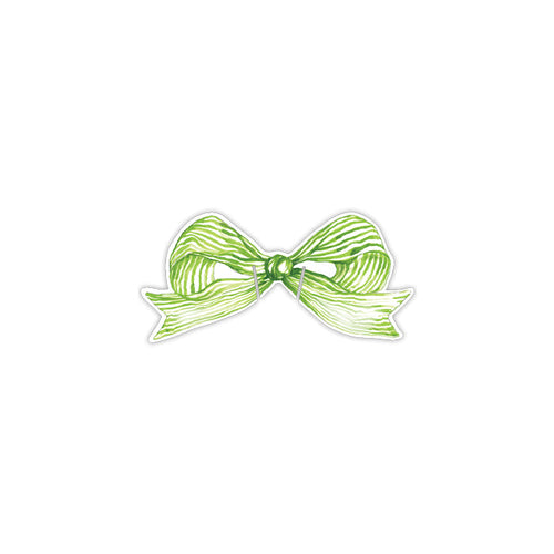 Lime Green Bow Cup Accents