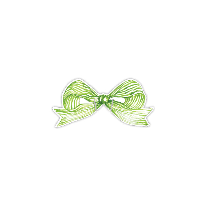 Lime Green Bow Cup Accents