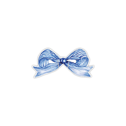 Dark Blue Bow Cup Accents