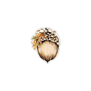 Festive Acorn Die-Cut Cup Accents