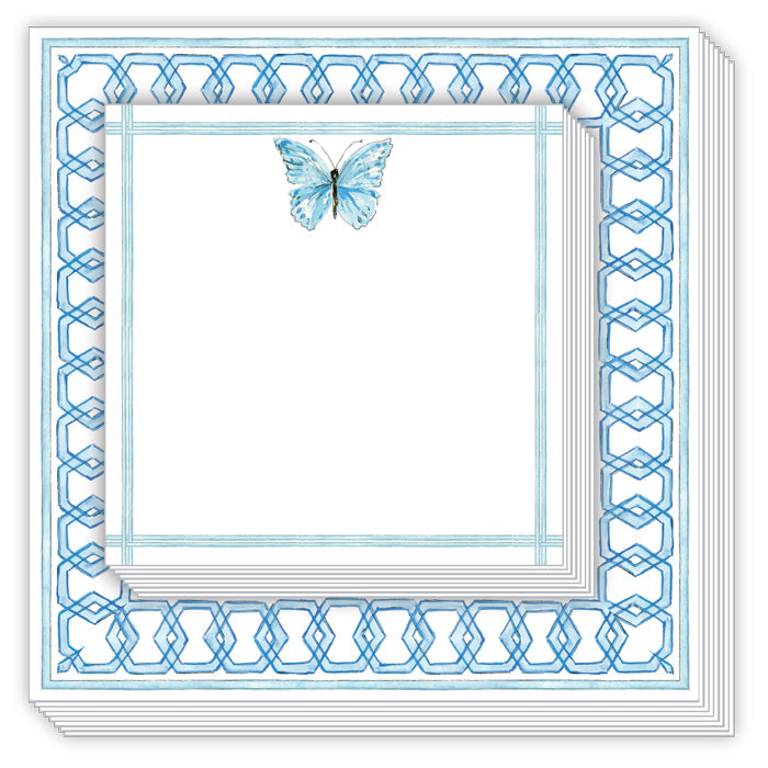 Blue Butterfly Notepad Duo