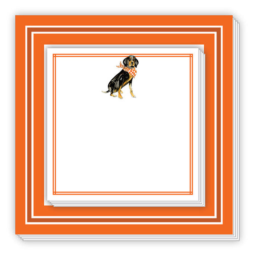 Coonhound Notepad Duo