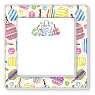 Colorful Pickleball Paddles Equipment Notepad Duo