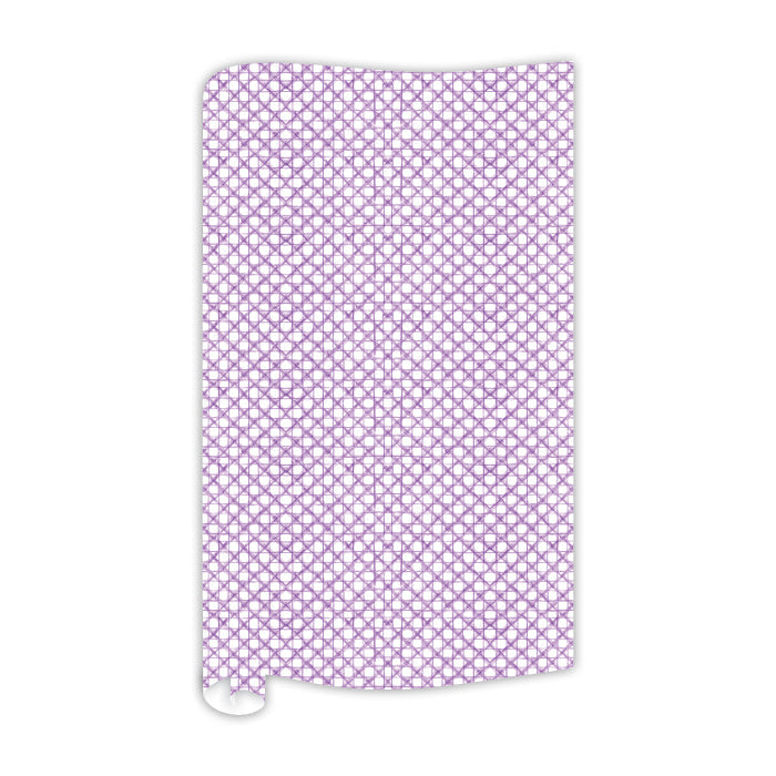 Hand Painted Lavender Rattan Wrapping Paper