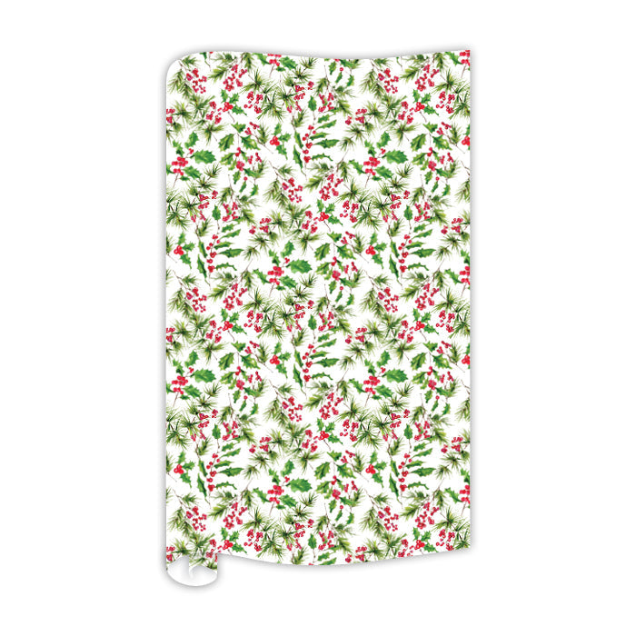 Traditional Pine & Berries Gift Wrap