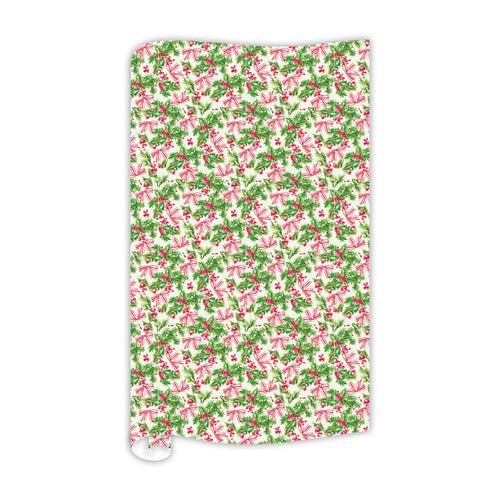 Very Merry Holly & Bows Gift Wrap