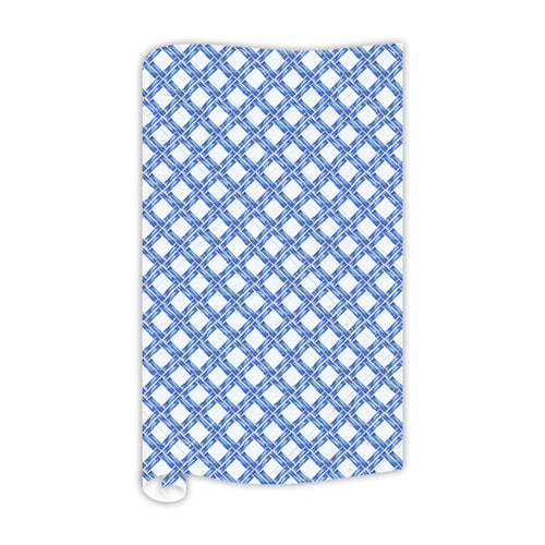 Dark Blue Cane Gift Wrap