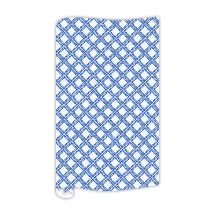 Dark Blue Cane Gift Wrap