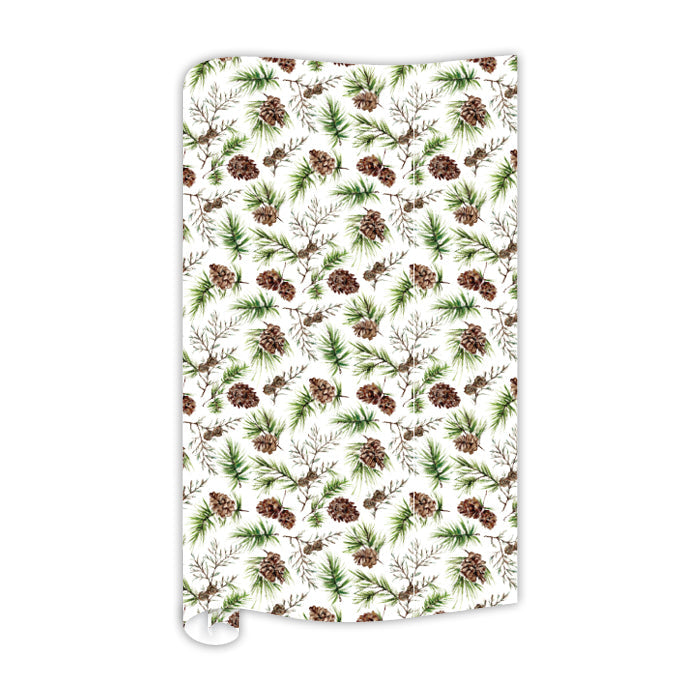 Traditional Pinecones Gift Wrap