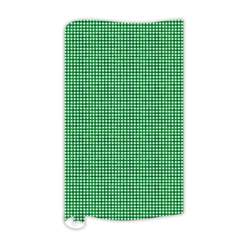 Dark Green Gingham Gift Wrap