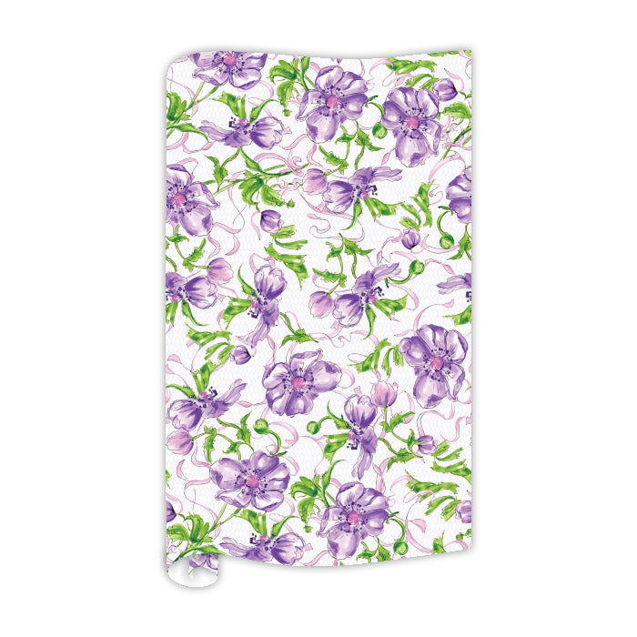 Garden Party Lavender Flowers Wrapping Paper