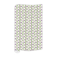 Garden Party Lavender Floral Trellis Wrapping Paper