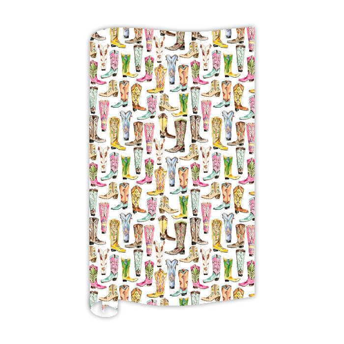 Fancy Western Boots Wrapping Paper