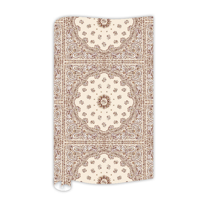 Brown Bandana Wrapping Paper