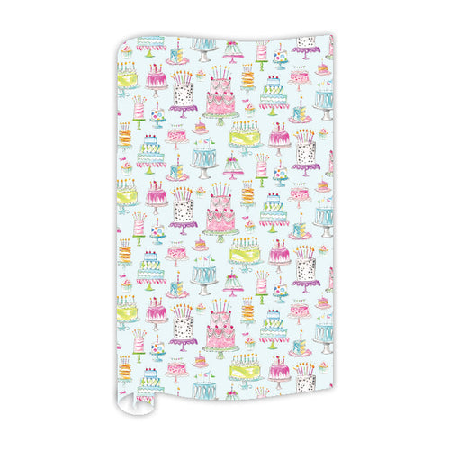 Bright Birthday Cakes Wrapping Paper