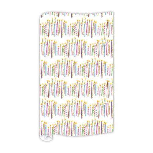 Bright Birthday Candles Wrapping Paper