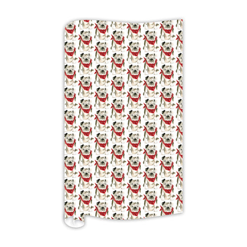 Bulldog Gift Wrap