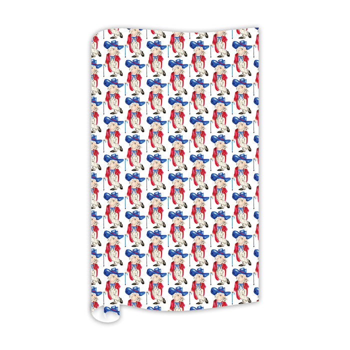 Red And Blue Rebel Gift Wrap