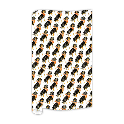 Coonhound Gift Wrap