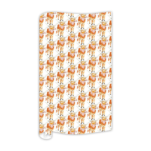 Longhorn Gift Wrap