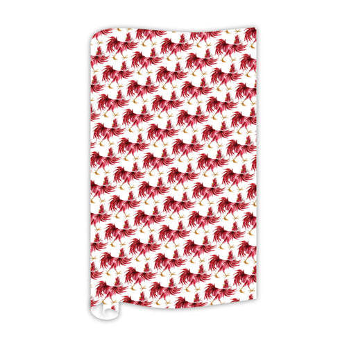 Maroon Gamecock Gift Wrap