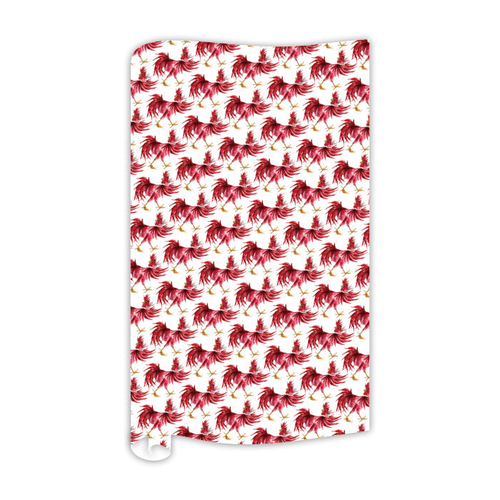 Maroon Gamecock Gift Wrap