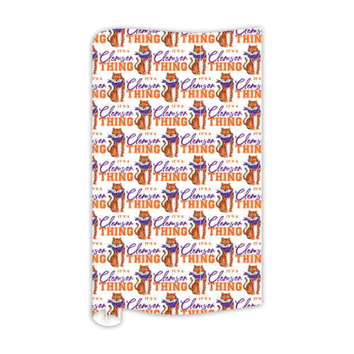 "It's A Clemson Thing" Gift Wrap
