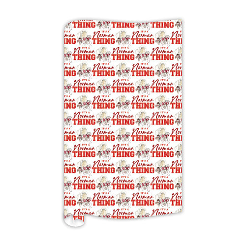 "It's A Norman Thing" Gift Wrap