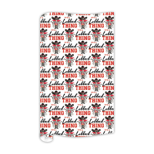 It's A Lubbock Thing Raider Gift Wrap