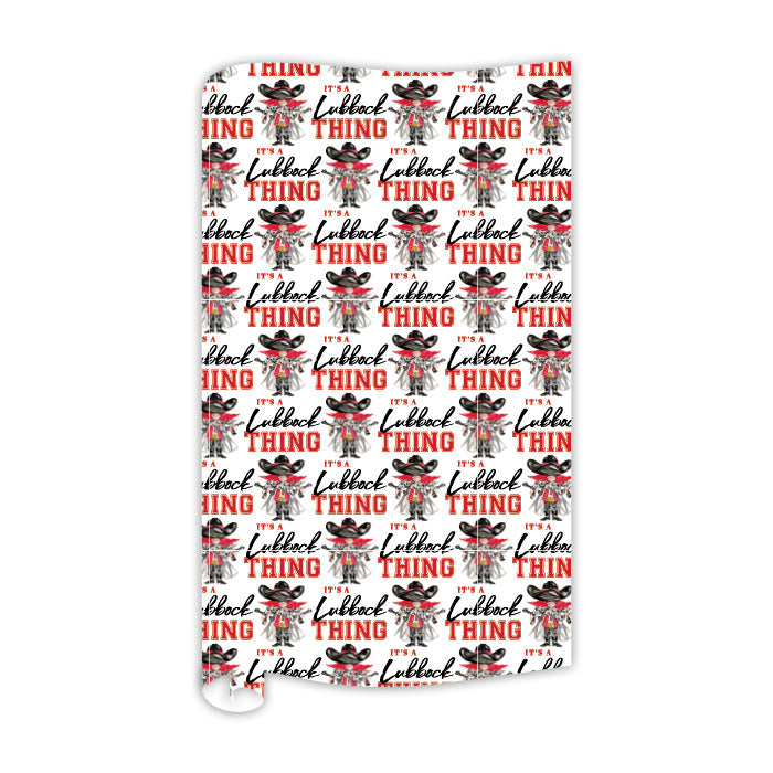 It's A Lubbock Thing Raider Gift Wrap