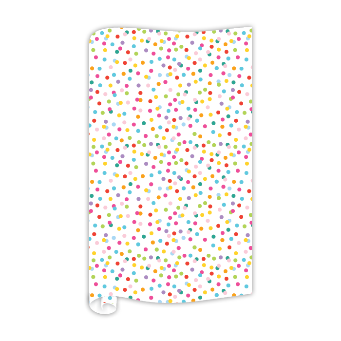 Confetti Dot Wrapping Paper