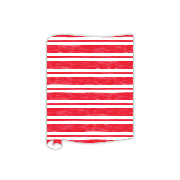 Patriotic Red Stripes Table Runner