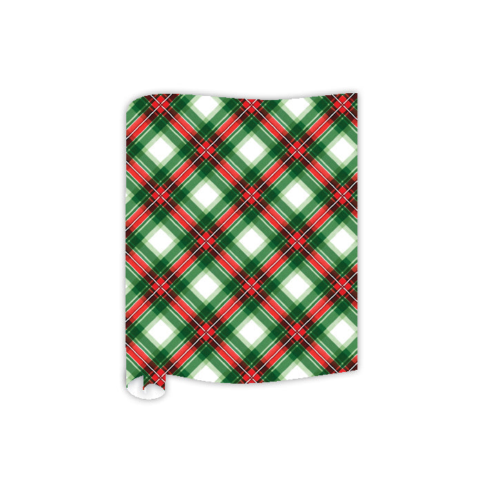 Traditional Pine Plaid Table Runner