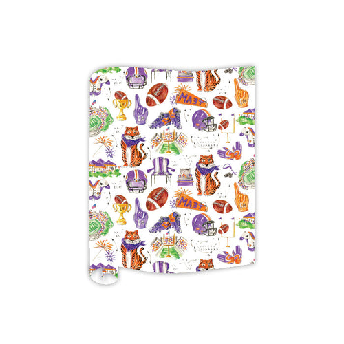 Clemson Icons Table Runner