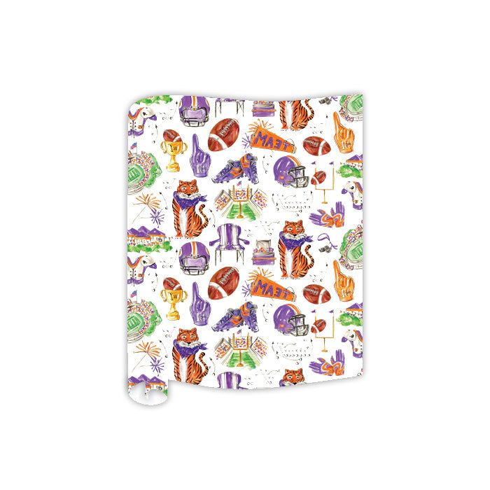 Clemson Icons Table Runner