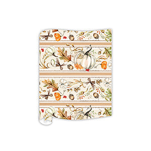 Festive Bow and Gourds Table Runner