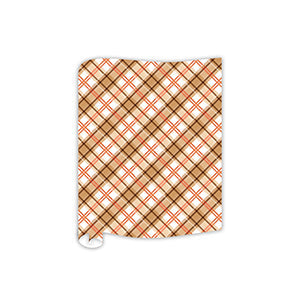 Festive Thanksgiving Plaid Table Runner