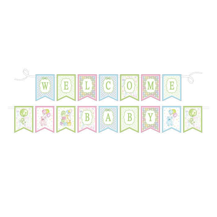 Welcome Baby Party Banner