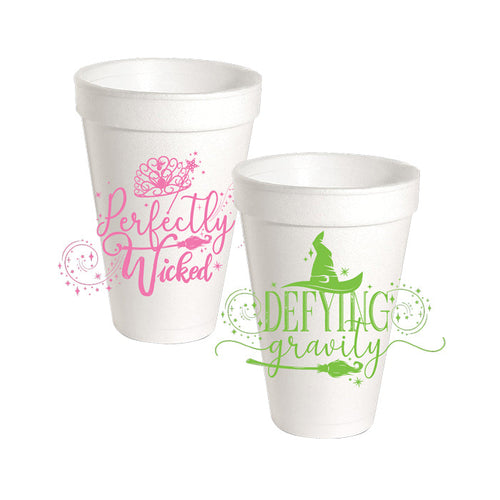 Wicked Styrofoam Cups