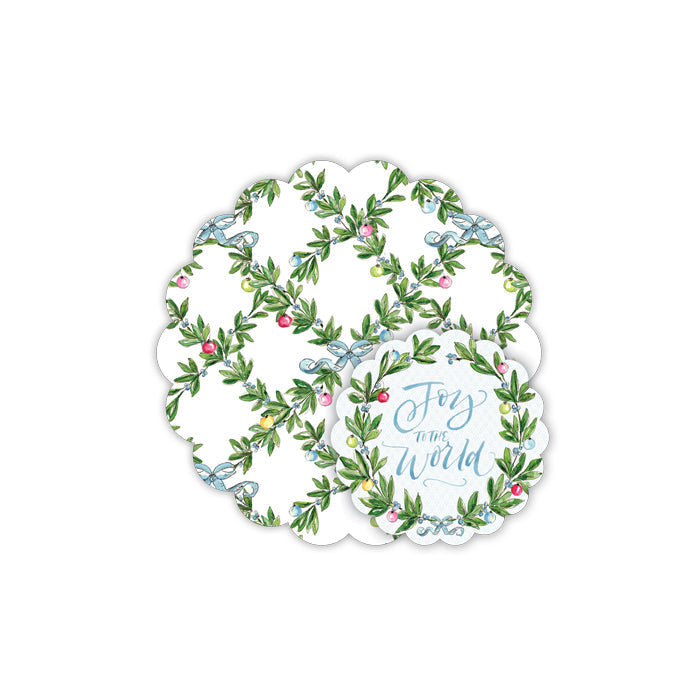 Winter Wonderland Trellis Doily Set