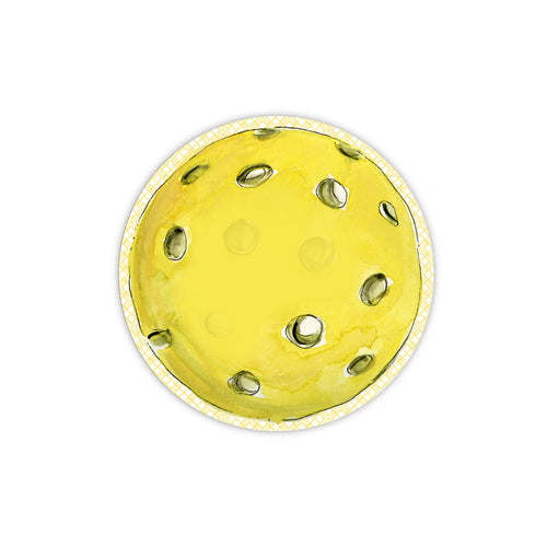 Hand Painted Pickleball Die-Cut Accents