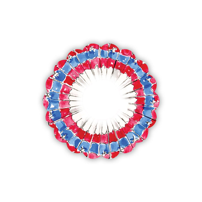 Red White & Blue Bunting Die-Cut Accent