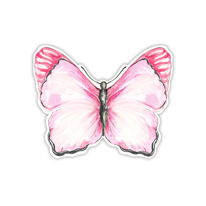 Pink Butterfly Die-Cut Accent