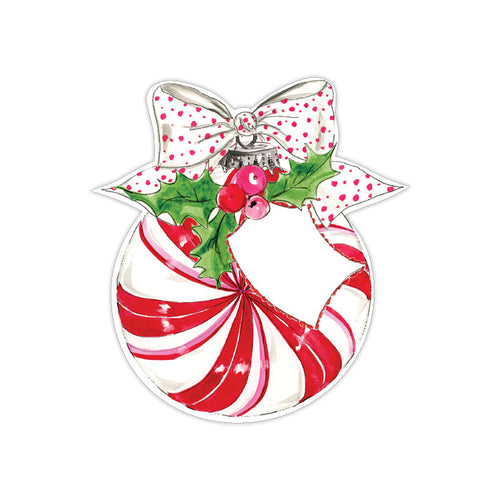 Peppermint Ornament Die-Cut Accent