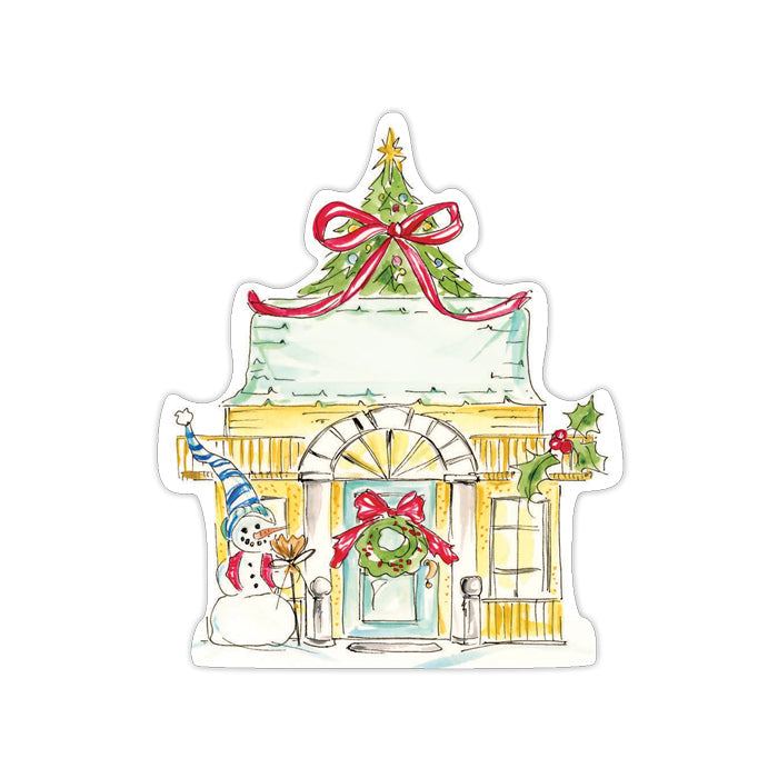 Winter Wonderland House Die-Cut Accent