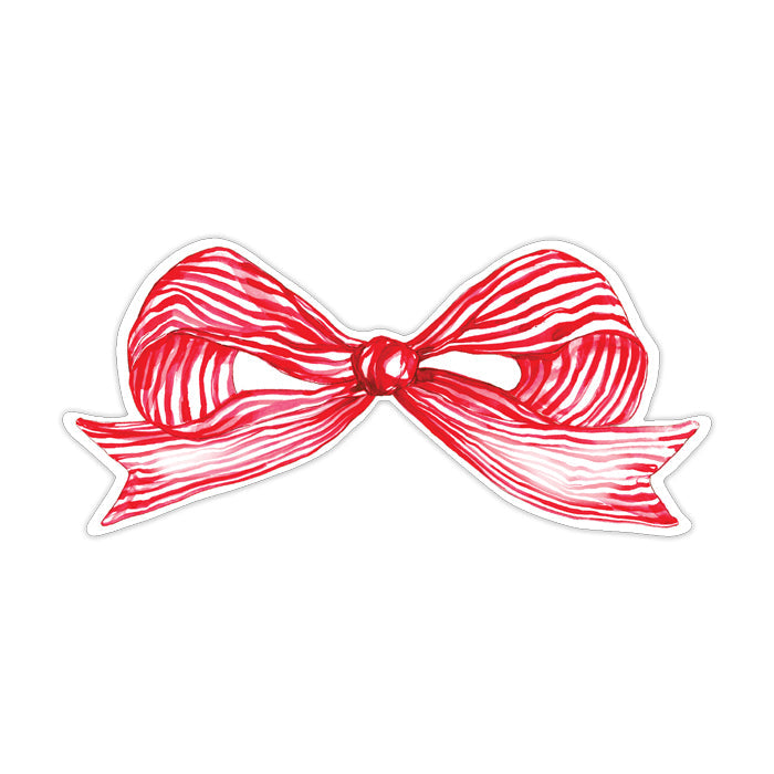 Red Bow Die-Cut Accent