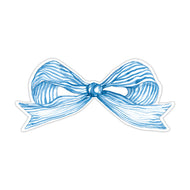 Turquoise Bow Die-Cut Accent