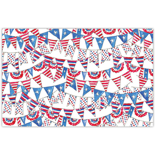 Red White & Blue Banners Placemat