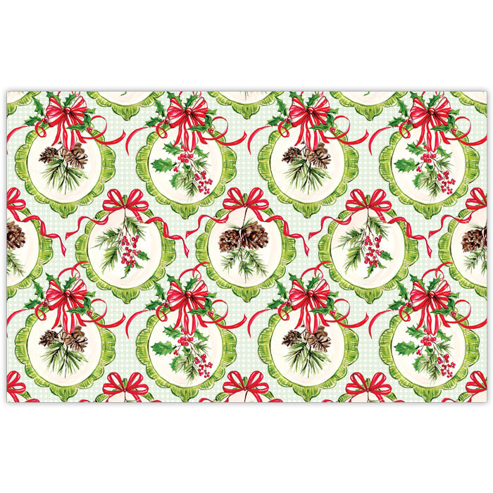 Pinecones & Bows Placemats