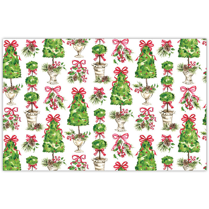 Traditional Pine Topiaries Placemats